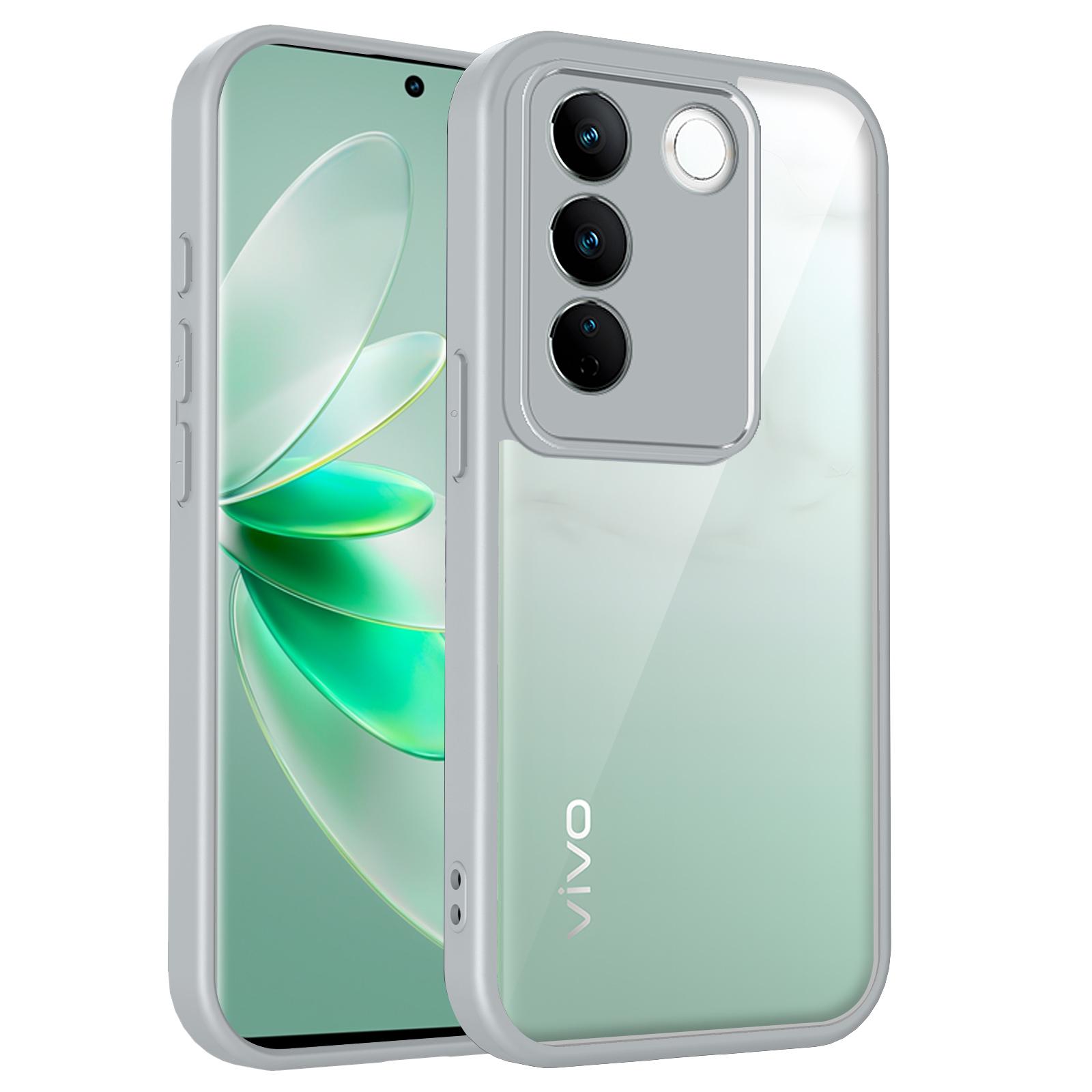 

For Vivo V27 Case vivo V27 Pro Phone Case Vivo v27 Cover vivo V27 Pro Air Cushion Silicon Bumper Clear Matte Back Cover Hard vivo V27