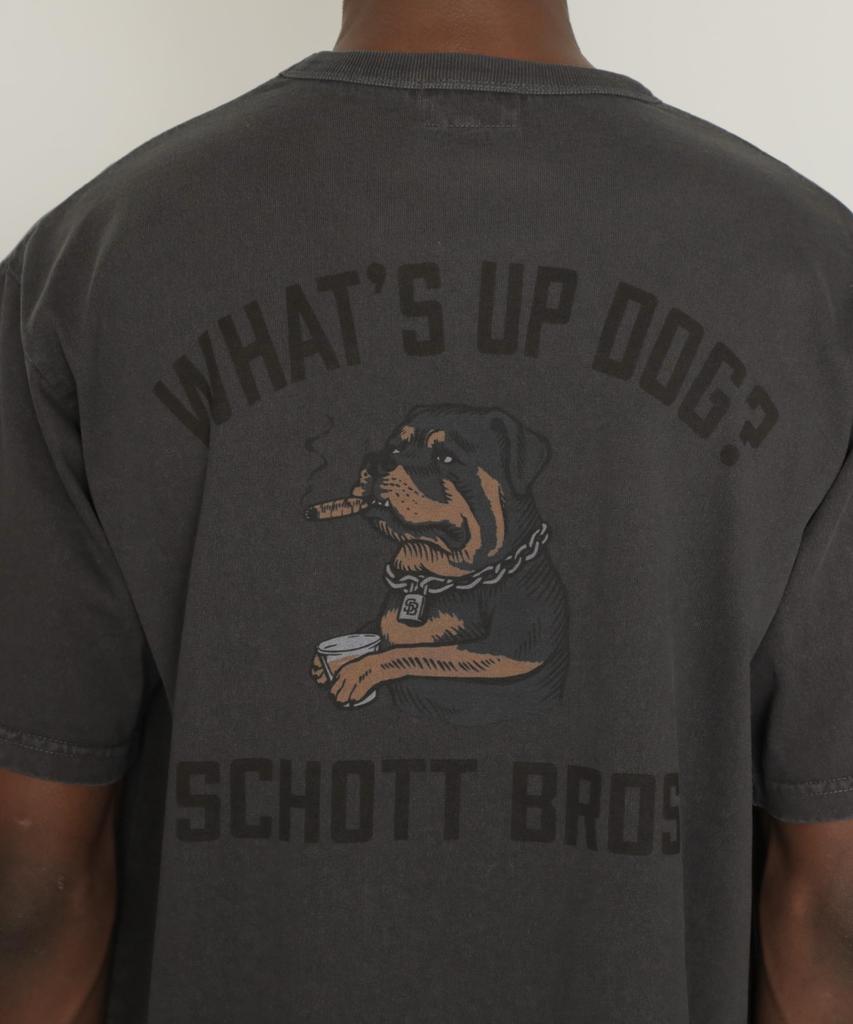 Schott SS T-Shirt CHILL ROTTWEILER Herren Größe M 010 Schwarz 782-4134021