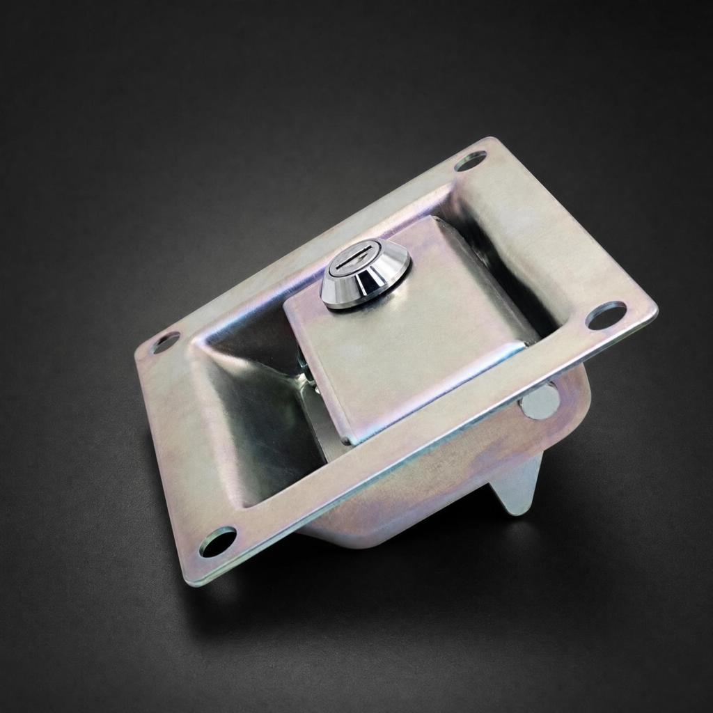 Recessed Hook-Type Collision Lock Flush-Mounted Keyed Hook with Mounting