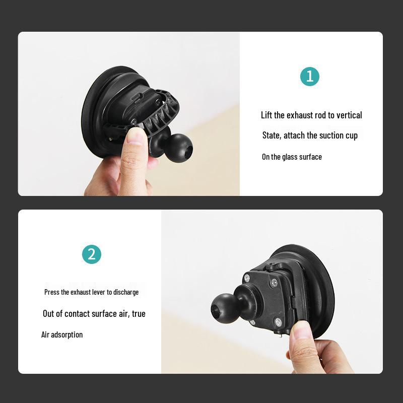 VIN Off-Road Anti-Shake Suction Cup Phone Holder for Car Windshield with 1-Inch Ball Head