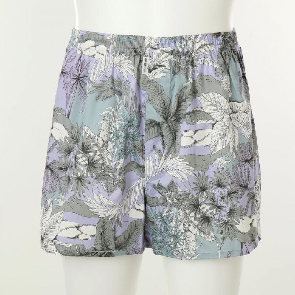 Wacoal Men S 100 Cotton Palm Tree Print trunkS Wmp5444 light violet/95