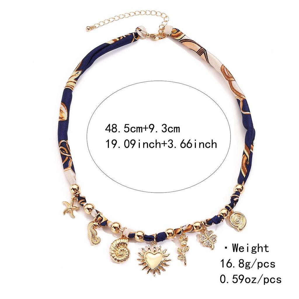 Kenjie Luxury Dopamine Color Bowknot Jewelry Scarf Necklace – Fashion Silk Scarf for Women