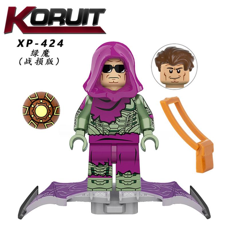 Children Spiderman Building Block Toys Super Spider-man Mini Figures Present Toys For Kids Boys