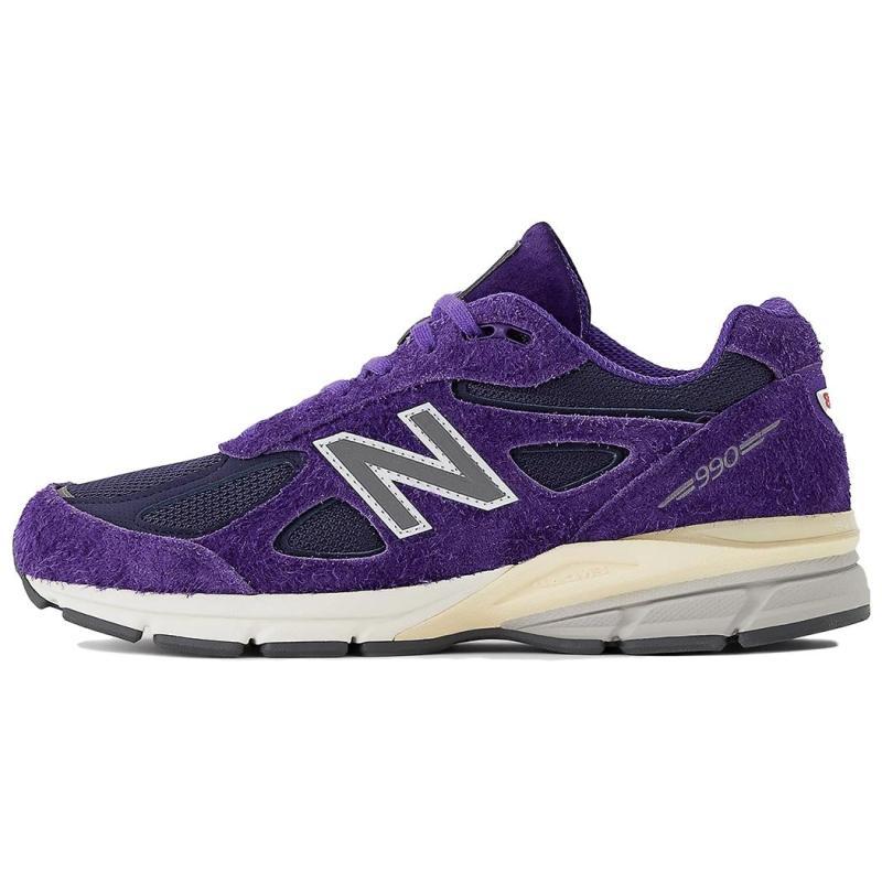 New Balance 990v4 MiUSA Teddy Santis Plum Purple Sneakers U990TB4