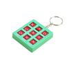 Mini Tic-Tac-Toe XO Keychain: Double Player Puzzle Game Pendant for Kids