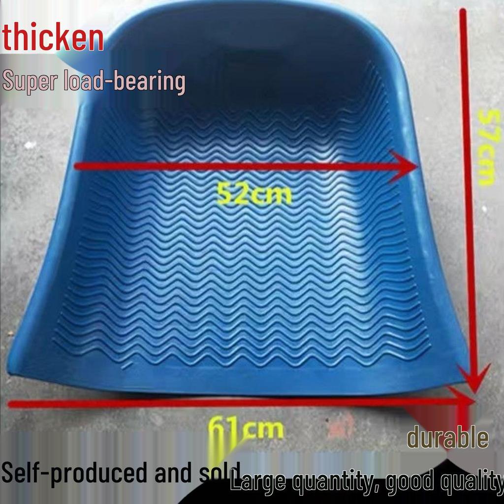 Large White Plastic Winnowing Pan Sieve for Rice and Grain - Handheld Agricultural Scoop for Feeding Cattle