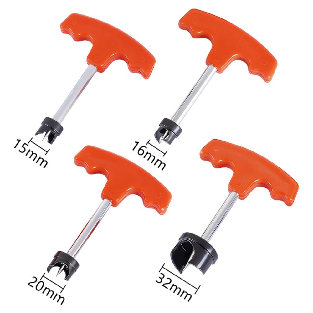 Water Pipe Hole Puncher 15mm/16mm/20mm/32mm Garden Lawn Irrigation Bypass Valve Connector Hole Punch Tool Manual Drill Bit