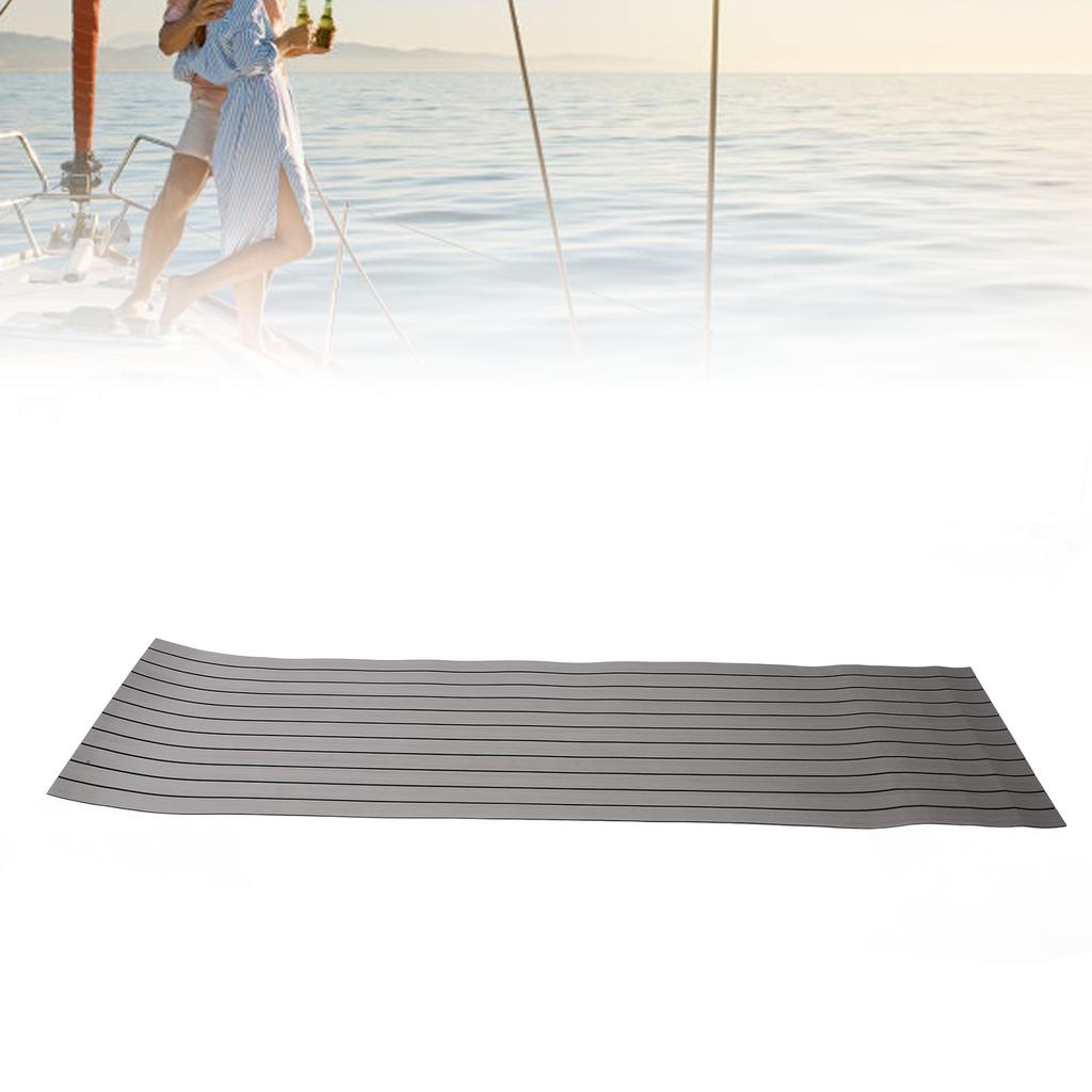 Boat Decking Sheet EVA Self Adhesive Waterproofing Enhanced Comfort Anti Slip Marine Flooring Mat for Yacht Motorboat RV   Cart
