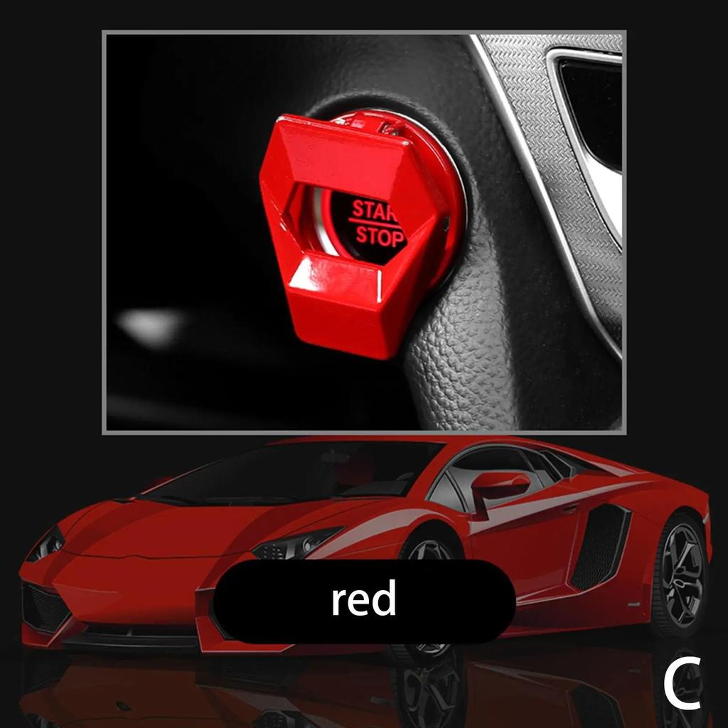 Car Engine Start Stop Switch Button Cover Decorative Push Button Protection Case For Ford ST Line Fiesta Focus Mondeo Edge Kuga