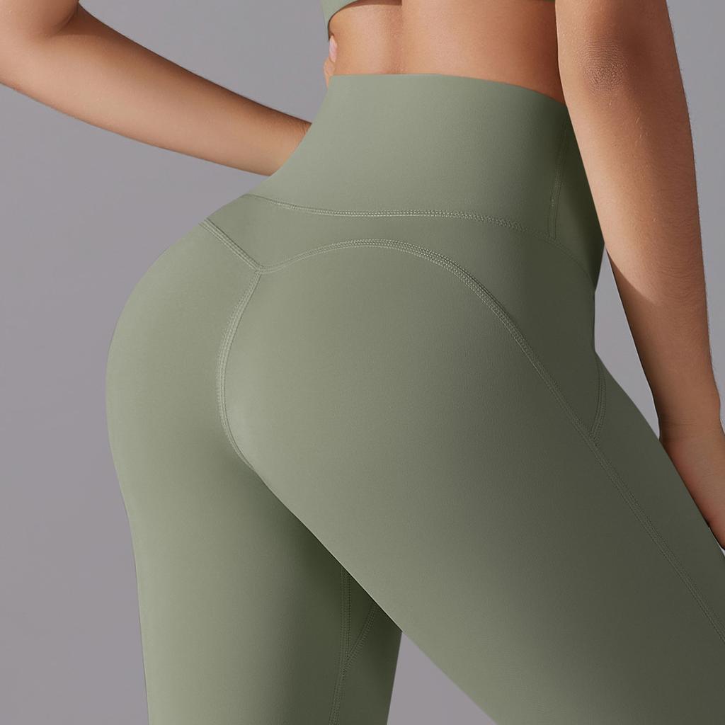 High Waisted, Hip Lifting, Naked Hot Pants, No Need To Wear Underwear, No Awkward Lines, Sports Pants, Running, Fitness, Yoga Pants For Women