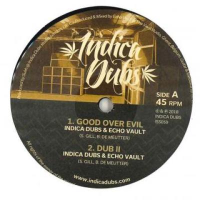 12inch Record INDICA DUBS, ECHO VAULT / IRIE ILOD - Good Over Evil; (Dub 2) / Melodica  ISS059 Indica Dubs 2018 UK Reggae, Ska & Dub