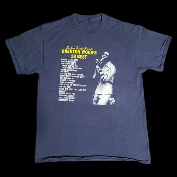 Brenton Woods Album Cover Short Sleeve Black All Size T Shirt AR816 Unisex T-Shirt M