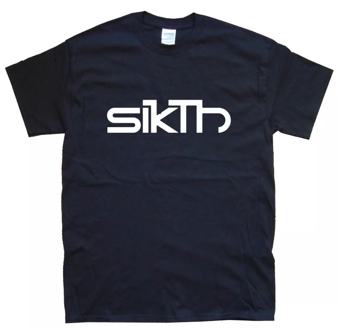 SIKTH T-SHIRT sizes S M L XL XXL 3 4 XL Black, White XXL