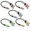 1 XLR Female To 2 XLR Male Patch Y Cable 30cm for Microphone Studio Lighting,Microphone Cable XLR Male Jack Splitter Cable
