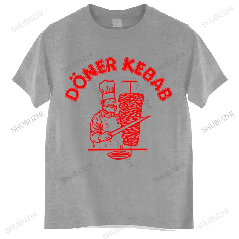 Maglietta di cotone uomo magliette estive magliette Doner Kebab Grafico Maglietta Divertente Kebab Top Divertente Magliette Maglietta Uomo