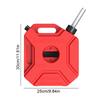 5L Portable Plastic Fuel Tank Petrol Cans Car Jerry Can Mount Motorcycle Jerrycan Emergency Backup For BMW For SUV Accessories