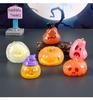 10/20/50Pcs Halloween 3D Luminous Pumpkin At Night Action Figure Mini Micro Landscape Miniatures Halloween Decoration Gifts