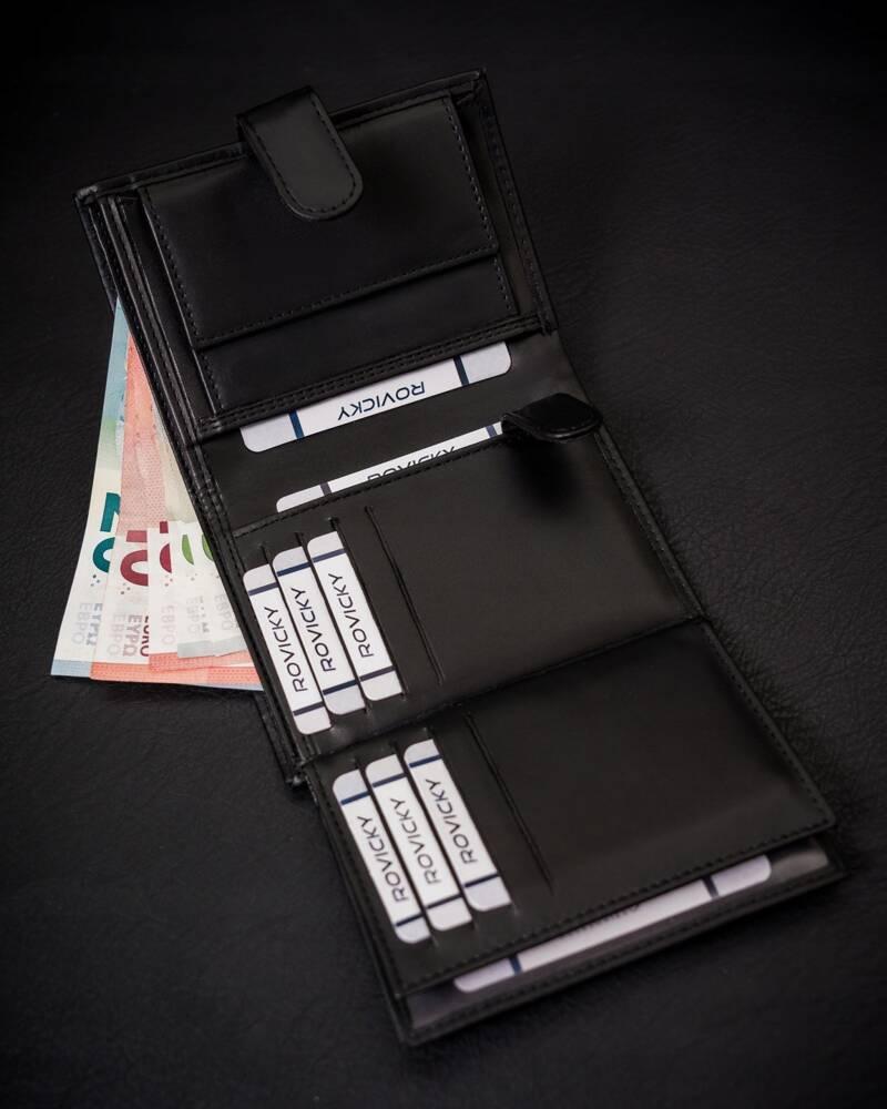 Stylowy Męski rozbudowany portfel RFID 4U Cavaldi