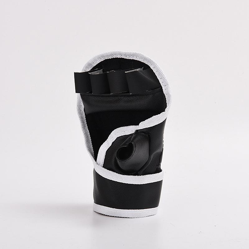 Half Finger Boxing Training Gloves Black 1 /2Pair Fingerless Gloves For Combat Fitness Exercise Anti-Slip Sports Boxing Gloves