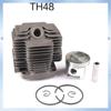L36A-44MM TH48 Cylinder Kit For Kawasaki Kbl48 KBH48 KAAZ Trimmer Brushcutter Zylinder Head Piston Rings Pin Clips Assembly