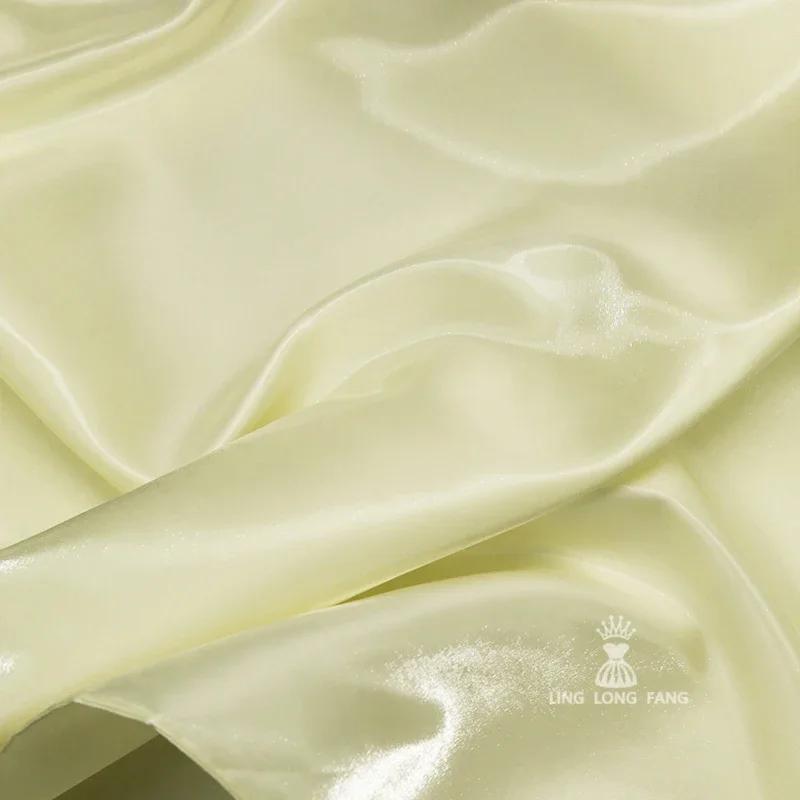 100x150 ס"מ רקע משי פילגש שיפוע חתונה שמלת Hanfu בד פנטזיה נוצץ זכוכית משי סאטן מפת שולחן