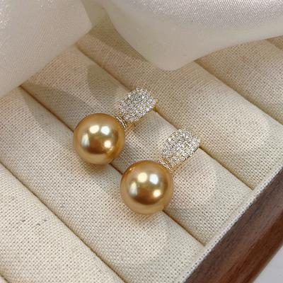 New Arrival Luxury Sensation Zircon Pearl Imitation Women's Holiday Jewelry Accessories Elegant Able Dazzling