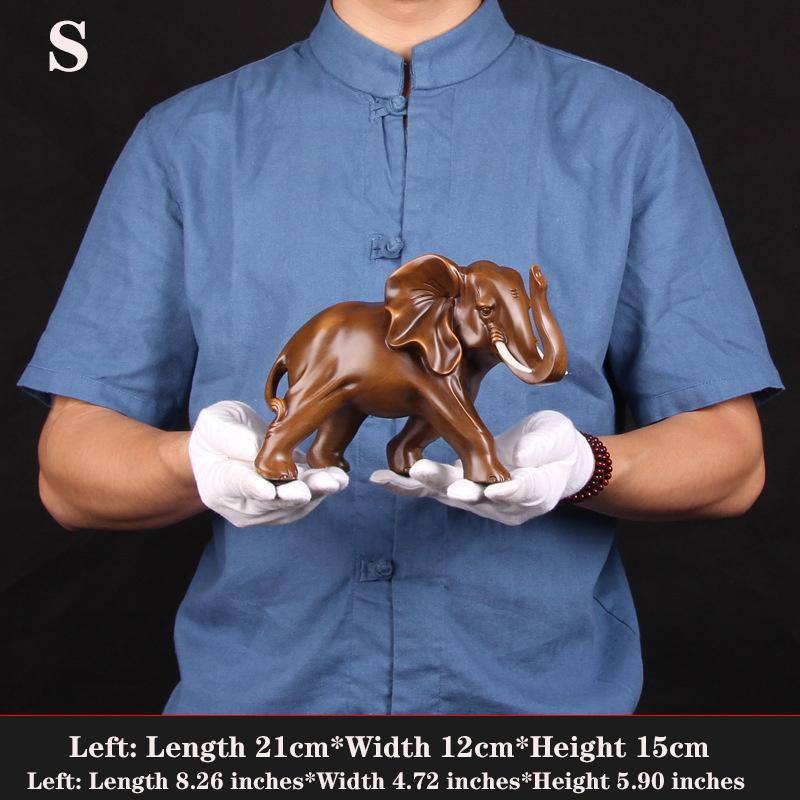 Resin Elephant  Animals Ornament Statue Chinese Characteristic Ornaments Home, Living Room, Office Decoration Accessories