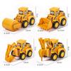 Engenharia Veículo Modelo Imprensa Carro Deslizante Escavadeira Bulldozer Crianças Educacional Construção Veículo Brinquedo Crianças Menino Presente