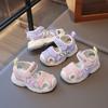 Summer Children's Sports Sandals Girls' Beach Shoes Fashion Butterfly Classic Sweet and Casual Soft Bottom Sandals