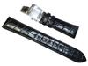 20mm Watch Presage Genuine Crocodile SARD005 [Seiko] Band, Mechanical, Strap, Leather, Black, SARD009, Genuine, L07Y017J9, Men's