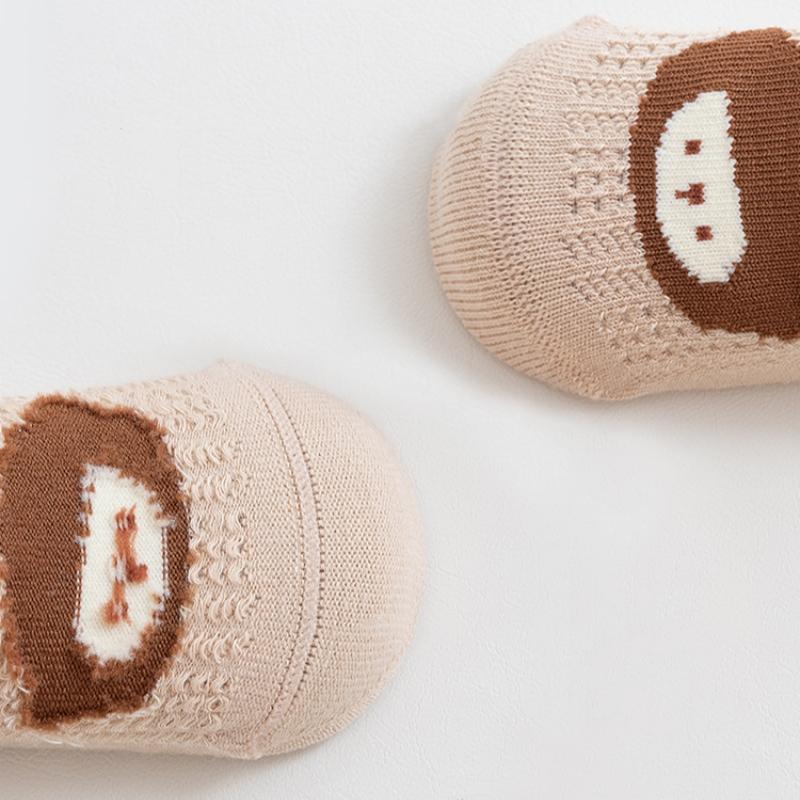 Baby Boys Girls Soft Socks Anti Slip Floor Socks Cartoon Infant Kids Ankle Socks Thicken Warm Indoor Cute Socks 0-5years