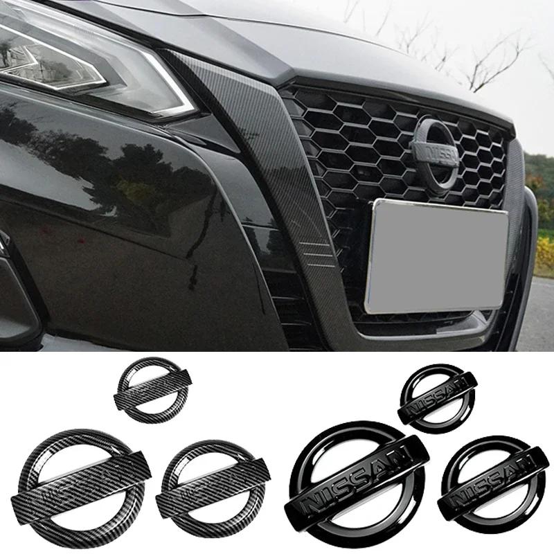 COPCNI1 ABS Car Front Grille Rear Trunk Emblem Cover Steering Wheel Logo Nissan Altima Sylphy KIcks Qashqai X-Trall Tiida Sunny 2025