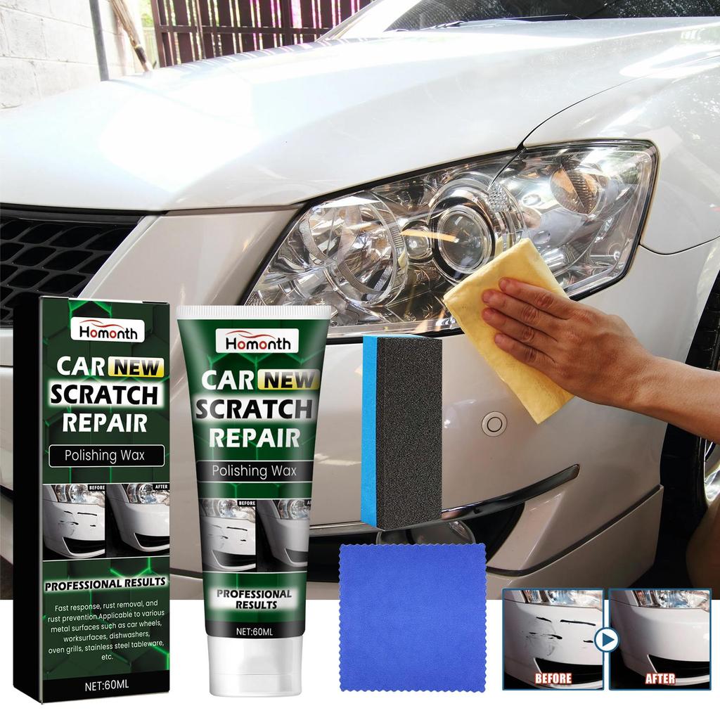Homonth Car Scratch Polishing Paste Car Care Renovation Cleaning Paint Scratch Repair Scratch Care Paste
