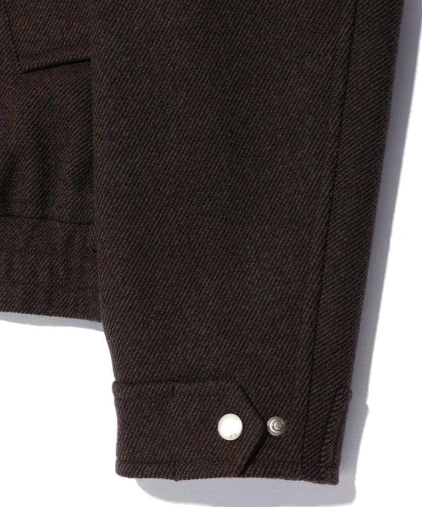 Iey Tap Wool Jacket Brown