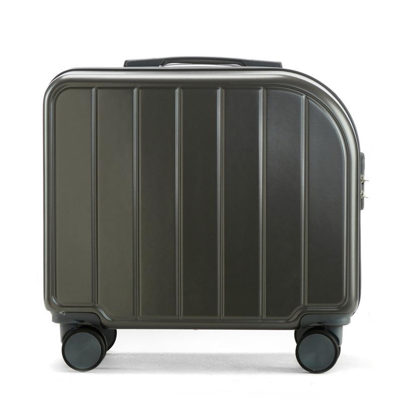 Unisex 18" Lightweight Japanese Trolley Suitcase - Compact Travel Bag for Students