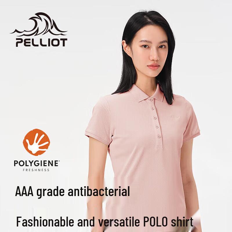 Pelliot Women s Comfortable Loose Short-Sleeve Polo Shirt XXL