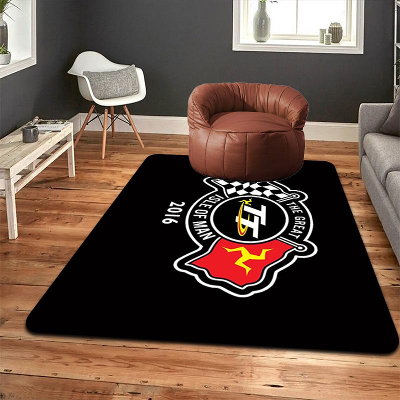 Isle of Man TT Rug Floor Mat for Living Room or Bedroom Soft and Comfortable Carpet a Gift for Birthday and Holiday.DFF0925387