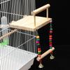 resistant with Color Beads Bird Chew Toy Bird Swing Toy Parrot Perch Stand Parrot Climbing Rack