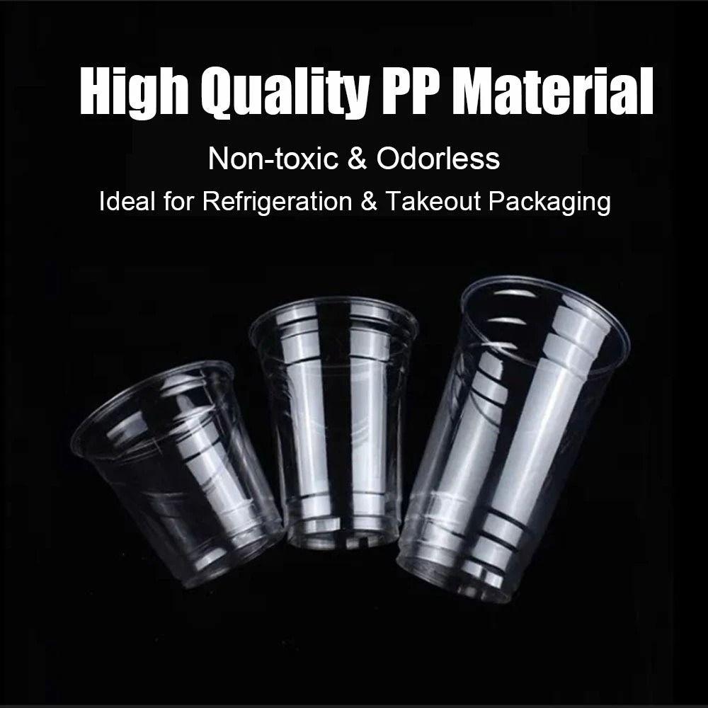 95mm Cup And Lids Plastic Disposable Cup High Quality Juice Cup