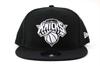 New Era 9Fifty Snapback Cap in Black NBA Eastern New York Knicks & White, Conference,