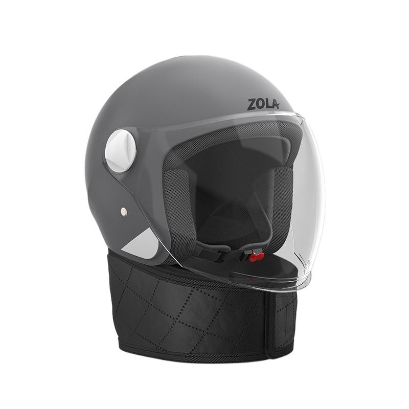 Winter Helmet Belt Scarf Electric Car Helmet Men and Women Universal Cat Ear Helmet Hard Hat