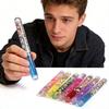 in-Oil Quicksand Timer Toy Rotating Decompression Fidget Toy Liquid Glitter Flashing Stick  Adult