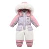 Children Winter Ski Suit Coat Thicken Baby Jumpsuit Warm Children Jacket Waterproof Hooded Kids Baby Clothes 1-5Years