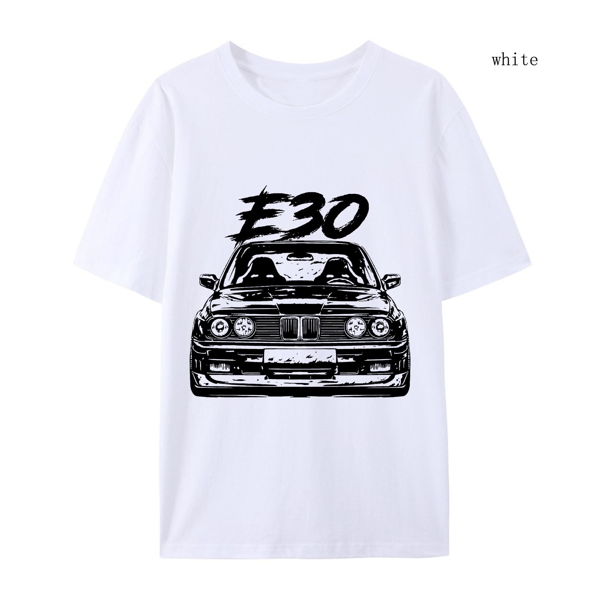 

Женская футболка с изображением автомобиля E30 Весна Осень Женская футболка с изображением автомобиля E30 Топы Эстетическая одежда Модная женская футболка с изображением автомобиля E30 L