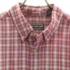 DAVID TAYLOR Check Pattern Short sleeve Button down shirt XL Red series Men's Used
