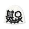 BLACKBLOND BBD Goblin Graffiti Custom Beanie (White)