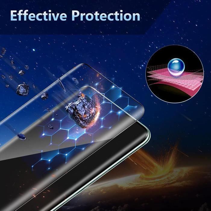 Protecteur d'écran - E.F.Connection - Redmi Note 14 Pro 5G - Verre trempé 9H - Antichoc - Lot de 4