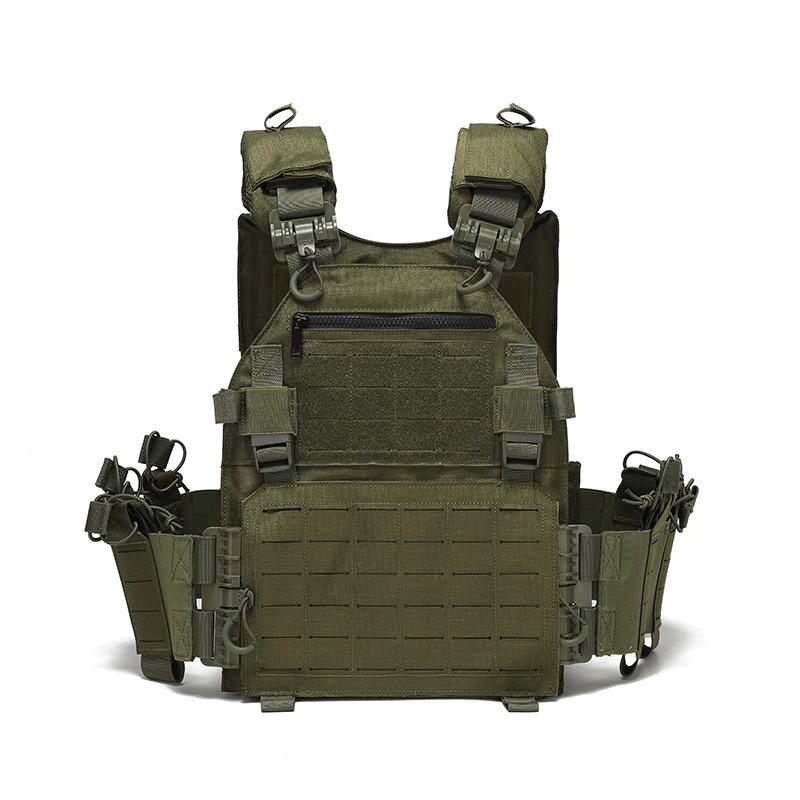 Taktische Schnelllöseweste für den Außenbereich, Multifunktional, MOLLE, Wasserdicht und Verschleißfest, Ideal für das Militärtraining.