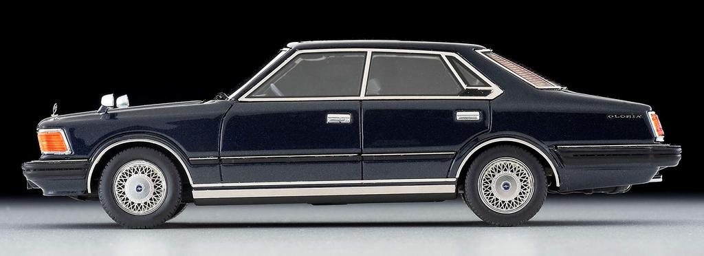 TOMYTEC Ignition Model X TOMYTEC Scale Nissan Gloria HT 280E Navy Blue First Order Limited Finished Product 1/43 T-IG4326 Brougham, (Manufacturer's