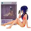 Figura Kinoshita Ringo de 15CM Anime Roupa de Banho Boneca Fofa Posição Sentada Modelo de Golfe de Mesa Brinquedo Presente Coleção Enfeites PVC